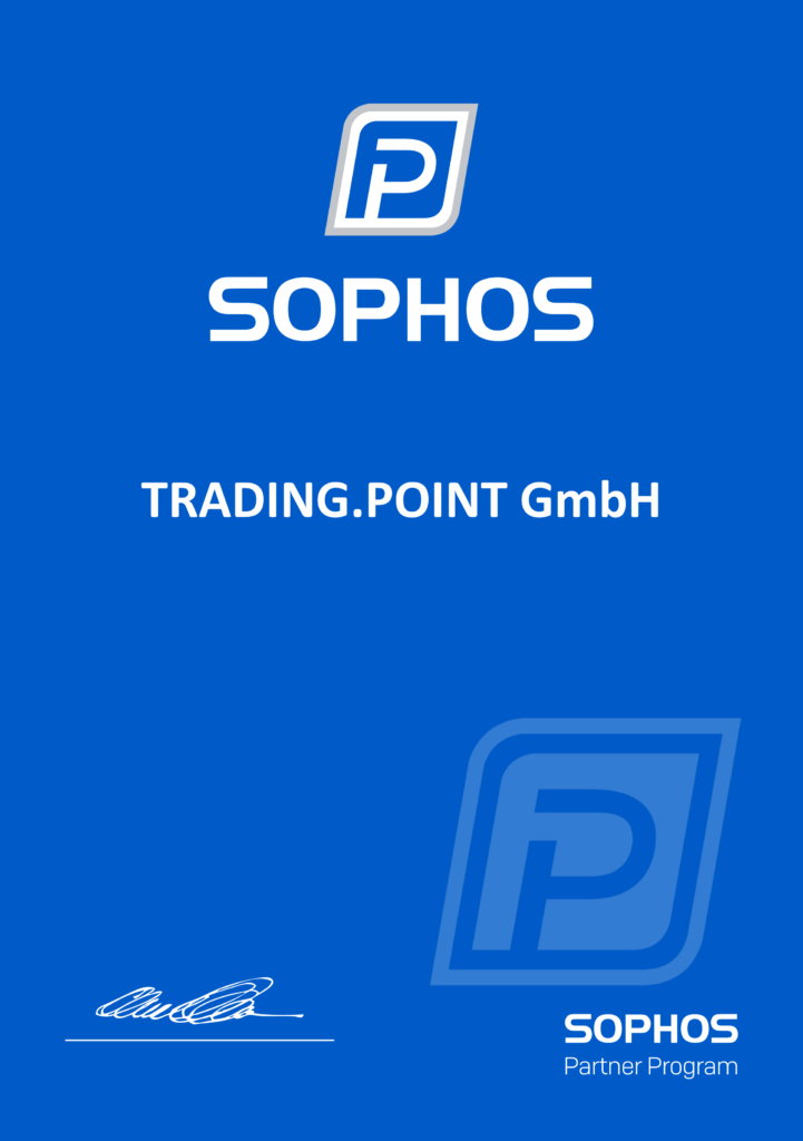 Sophos Platin Partner Certificate
